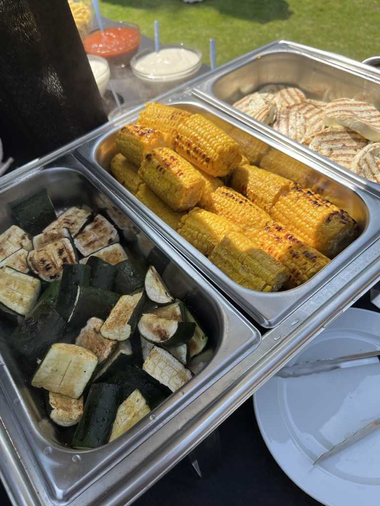 Zucchini, Grillmais & Grillkäse